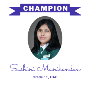 Champion June 2024 - Sashini Manikandan