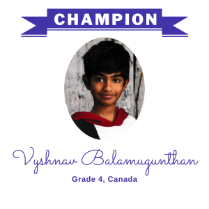 Champion June 2024 - Vyshnav Balamugunthan