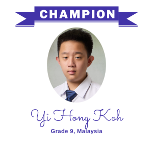 Champion June 2024 - Yi Hong Koh