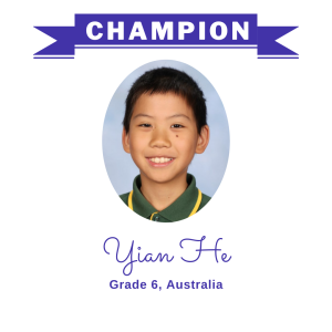 Champion June 2024 - Yian He