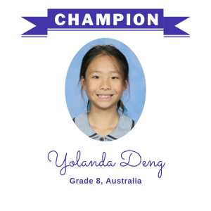 Champion June 2024 - Yolanda Deng