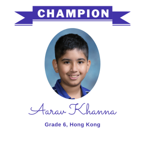 Champion June 2025 - Aarav Khanna