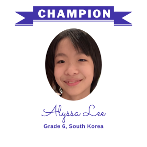 Champion June 2025 - Alyssa Lee