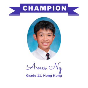 Champion June 2025 - Ames Ng