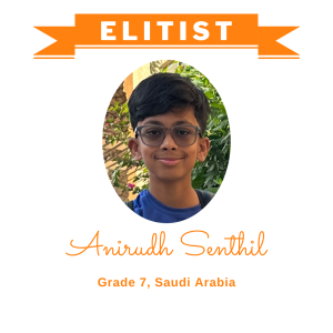 Elitist June 2025 - Anirudh Senthil