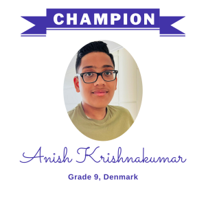 Champion June 2025 - Anish Krishnakumar