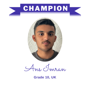 Champion June 2025 - Ans Imran