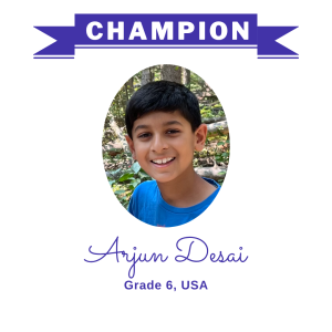 Champion June 2025 - Arjun Desai