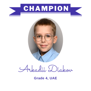 Champion June 2025 - Arkadii Diakov