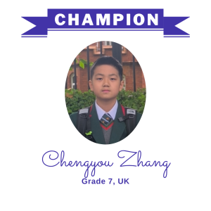 Champion June 2025 - Chengyou Zhang