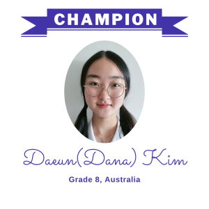 Champion June 2025 - Daeun(Dana) Kim