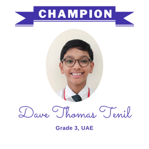 Champion June 2025 - Dave Thomas Tenil