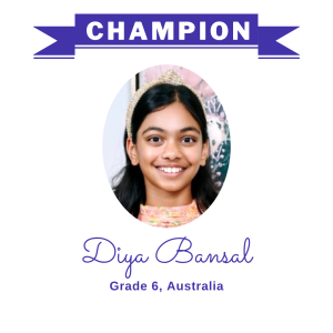 Champion June 2025 - Diya Bansal
