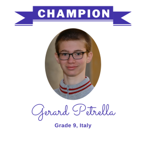 Champion June 2025 - Gerard Petrella