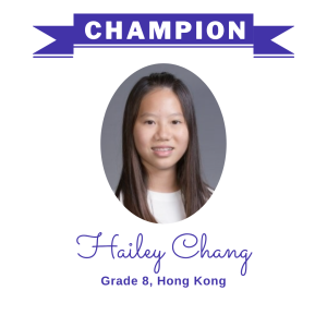 Champion June 2025 - Hailey Chang