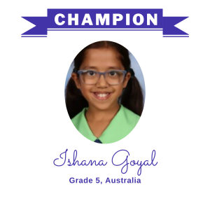 Champion June 2025 - Ishana Goyal