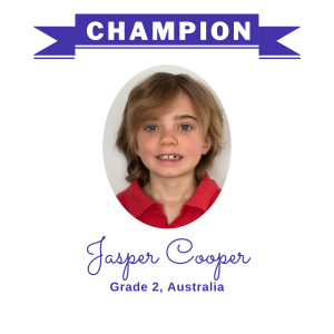Champion June 2025 - Jasper Cooper