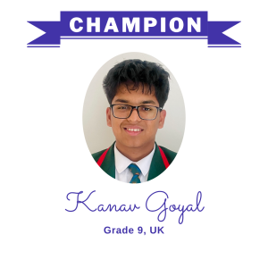 Champion June 2025 - Kanav Goyal