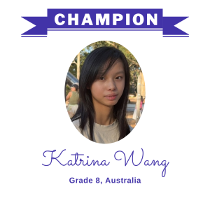Champion June 2025 - Katrina Wang