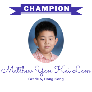 Champion June 2025 - Matthew Yan Kai Lam