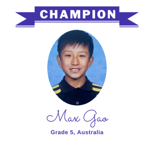 Champion June 2025 - Max Gao