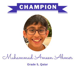 Champion June 2025 - Muhammad Ameen Ahmer