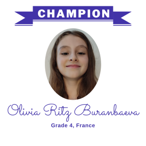Champion June 2025 - Olivia Ritz Buranbaeva