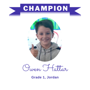 Champion June 2025 - Owen Hattar