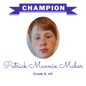 Champion June 2025 - Patrick Mannix Maher
