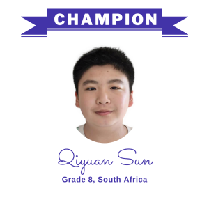Champion June 2025 - Qiyuan Sun