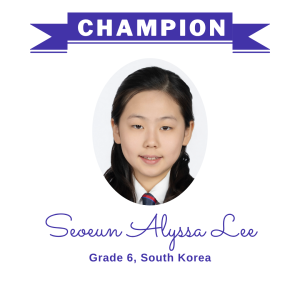 Champion June 2025 - Seoeun Alyssa Lee