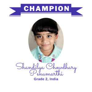 Champion June 2025 - Shandilya Chowdhary Penumarthi