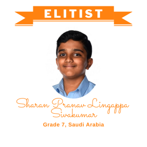 Elitist June 2025 - Sharan Pranav Lingappa Sivakumar