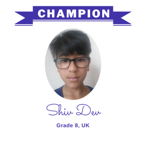 Champion June 2025 - Shiv Dev