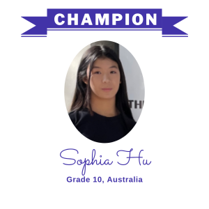 Champion June 2025 - Sophia Hu