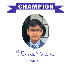 Champion June 2025 - Tanish Veluru