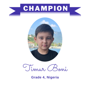 Champion June 2025 - Timur Boni