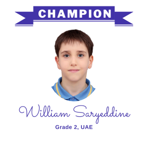 Champion June 2025 - William Saryeddine