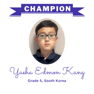 Champion June 2025 - Yaeha Edmon Kang