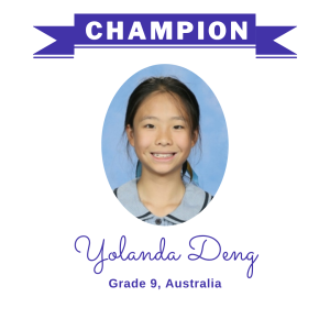 Champion June 2025 - Yolanda Deng