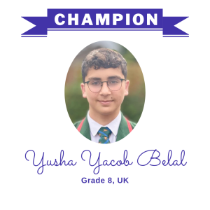 Champion June 2025 - Yusha Yacob Belal