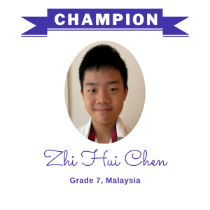 Champion June 2025 - Zhi Hui Chen