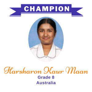 Champions June 2026 -1 - Harsharon Kaur Maan