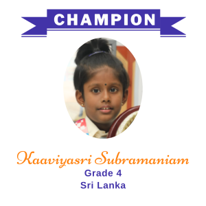 Champions June 20266 -2 - Kaaviyasri Subramaniam