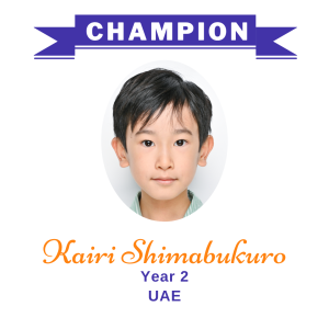 Champions June 2026 -1 - Kairi Shimabukuro