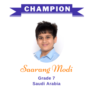 Champions June 2026 -1 - Saarang Modi