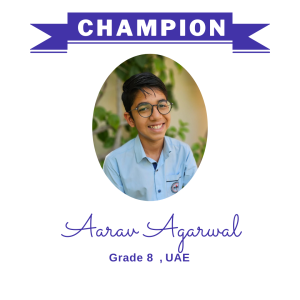 (Bulk 1) champion nov 2023 - Aarav Agarwal
