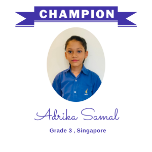 (Bulk 1) champion nov 2023 - Adrika Samal