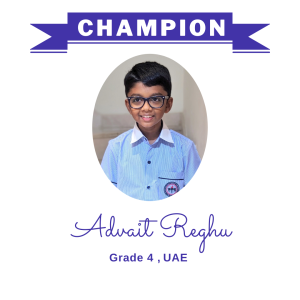(Bulk 1) champion nov 2023 - Advait Reghu
