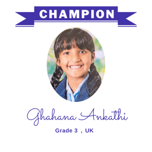 (Bulk 1) champion nov 2023 - Ghahana Ankathi